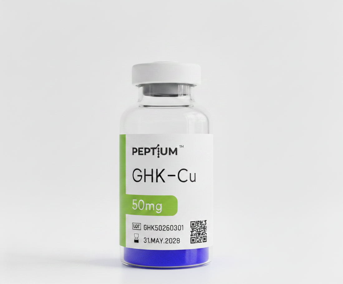 GHK-Cu 50mg  (Glycyl-L-Histidyl-L-Lysine Copper Complex)