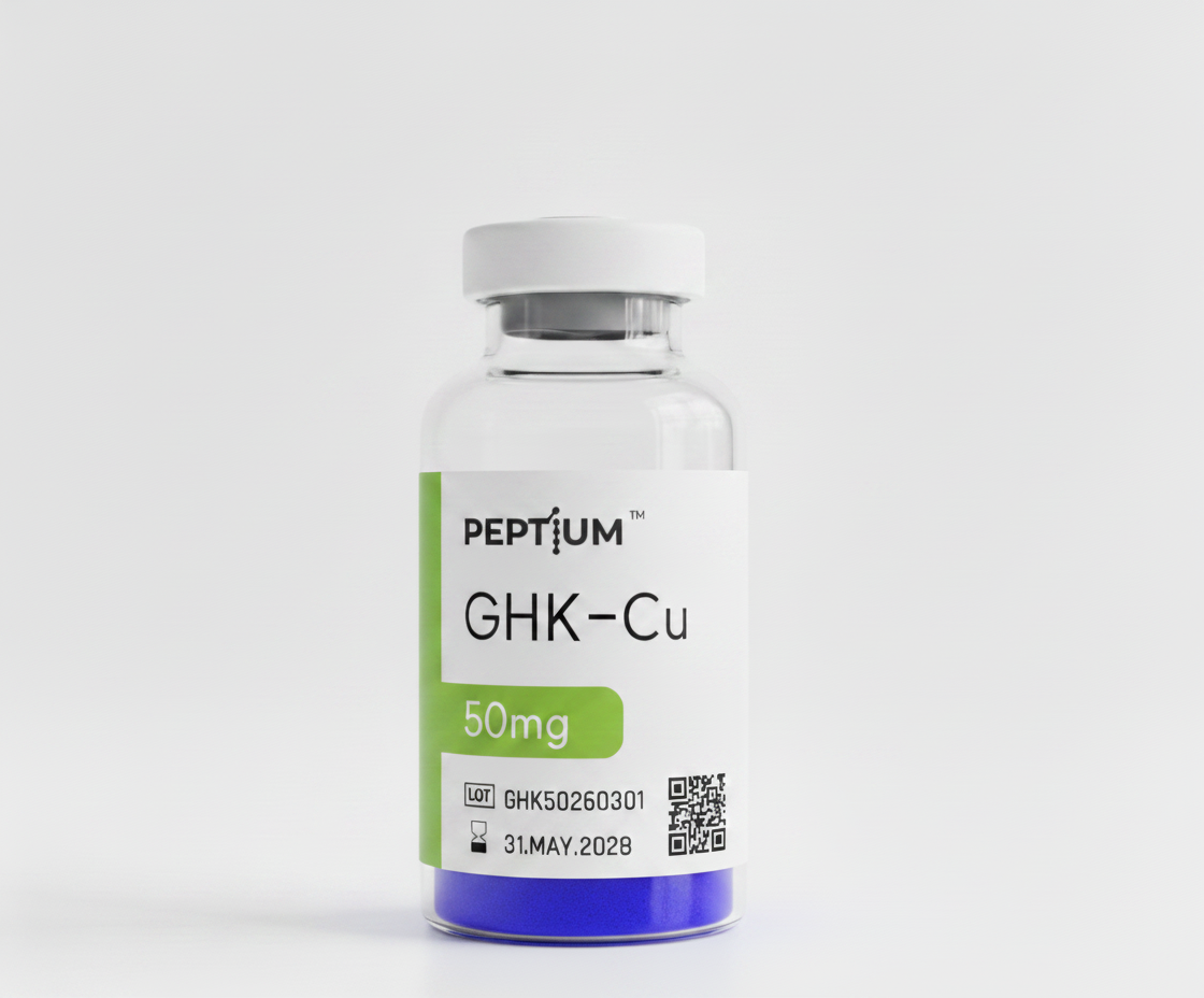GHK-Cu 50mg  (Glycyl-L-Histidyl-L-Lysine Copper Complex)